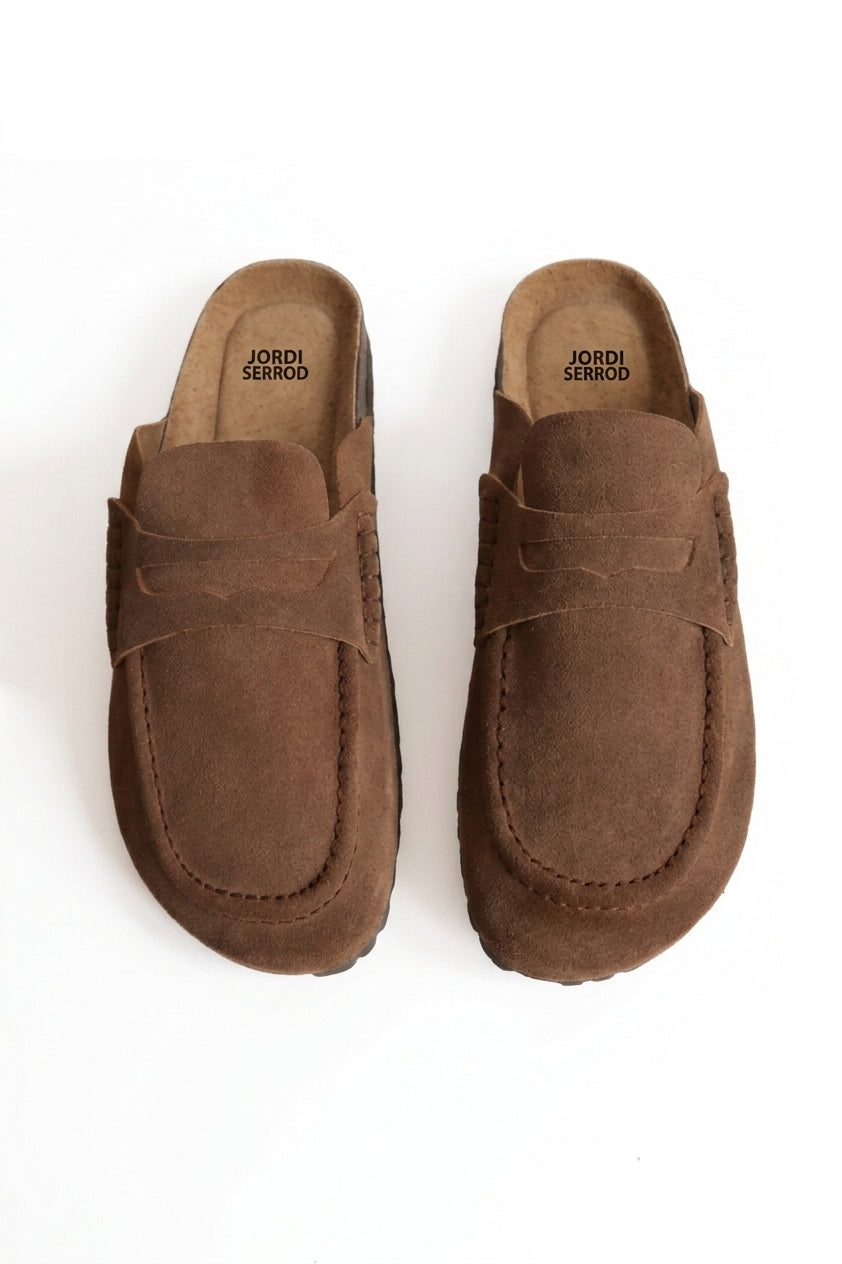 Roble Cozy Mule Light Brown