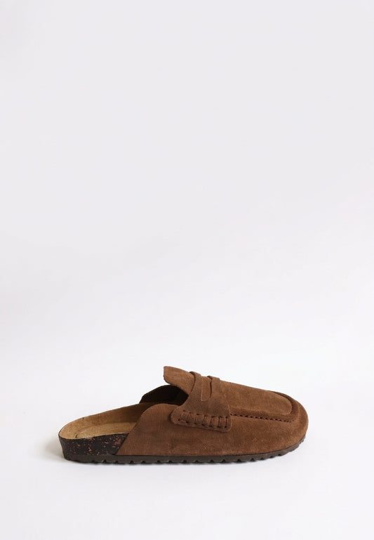 Roble Cozy Mule Light Brown