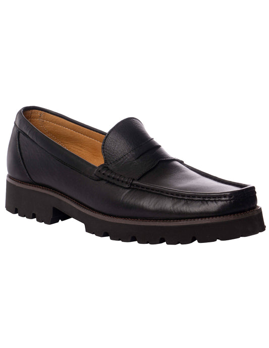 Zapato de Piel para Caballero Chunky color Negro